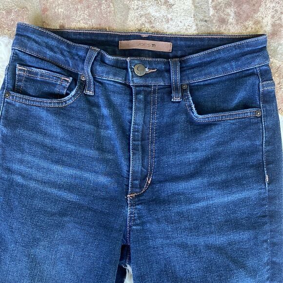 Joe’s High Rise Skinny Ankle Crop Stretch Denim Classic Five Pocket Jeans Sz 26 - Picture 3 of 16